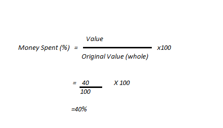 calculate percentage 