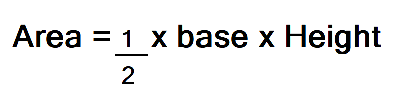 how to calculate area of a triangle