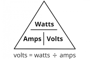 How to Calculate Voltage from Watts.