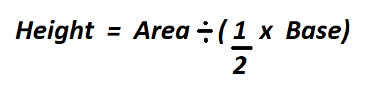 How To Calculate Height Of a Triangle.