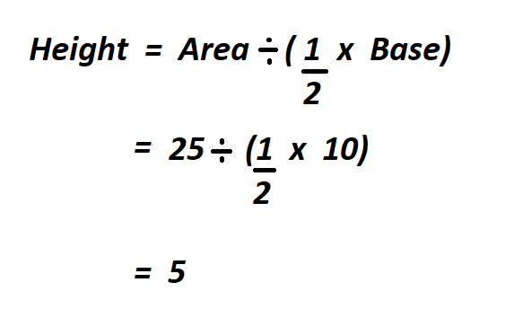 How to Calculate Height of a Triangle.