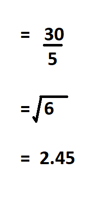 Calculate Standard Deviation.