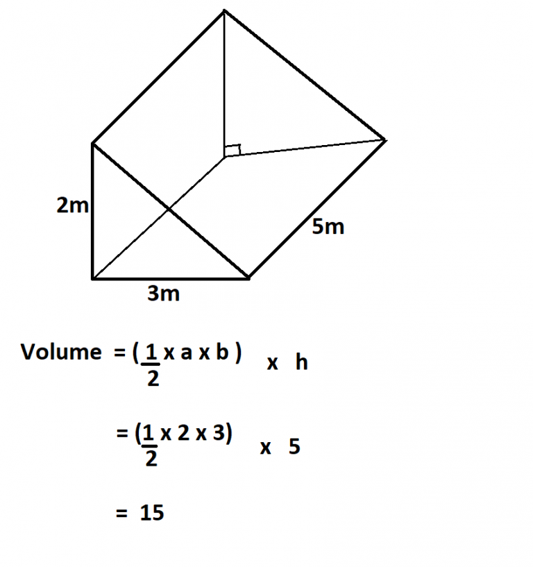 volume of triangular prism homework 2