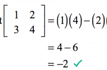 How to Calculate Determinant Of a Matrix.