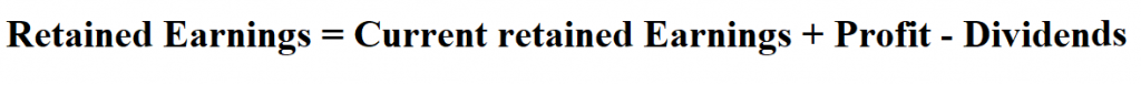  Calculate Retained Earnings.