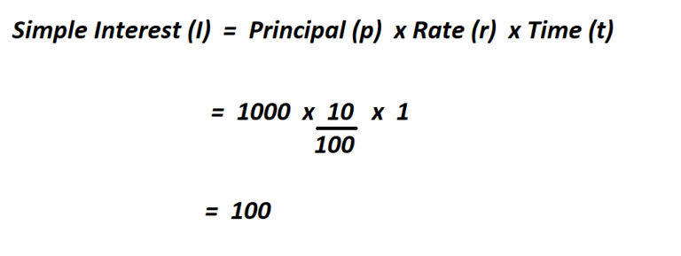 How to calculate simple interest 