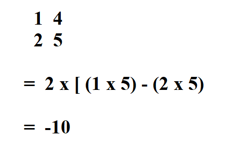 How to Calculate Determinant.