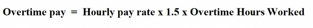 Calculate Overtime Pay.