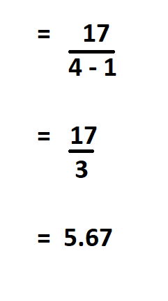 Calculate Sample Variance.