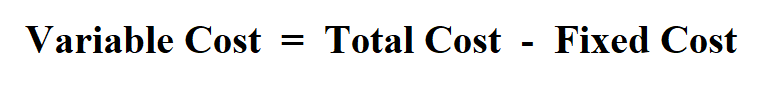 Calculate Variable Cost.