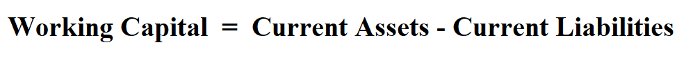 Calculate Working Capital. 