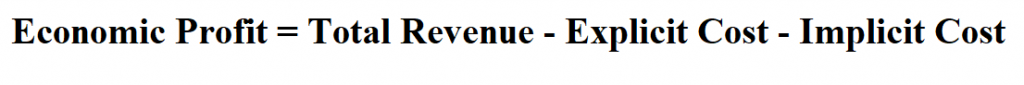 Calculate Economic Profit.