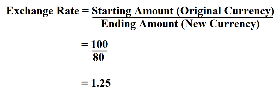 how to solve the exchange rate problem