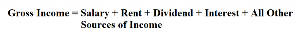 Calculate Gross Income.