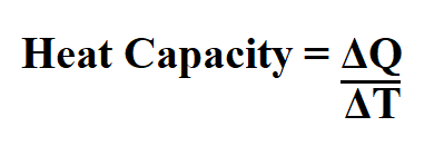 Calculate Heat Capacity. 