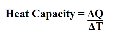 Calculate Heat Capacity.