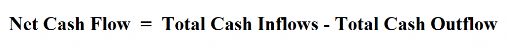 Calculate Net Cash Flow.