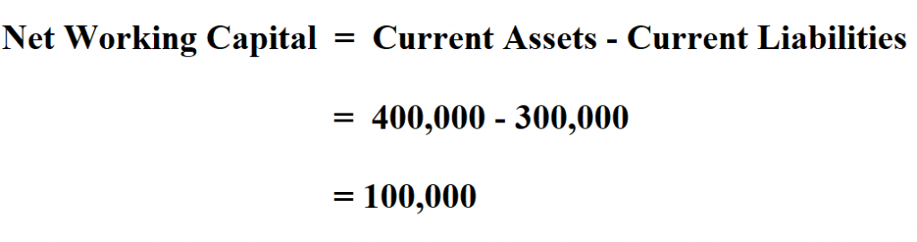  Calculate Net Working Capital.