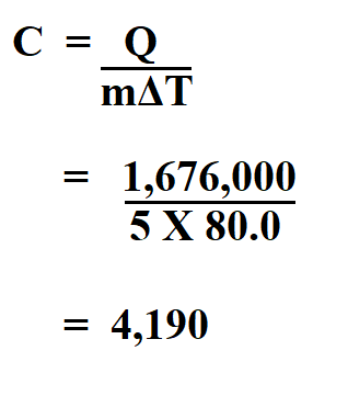  Calculate Specific Heat.