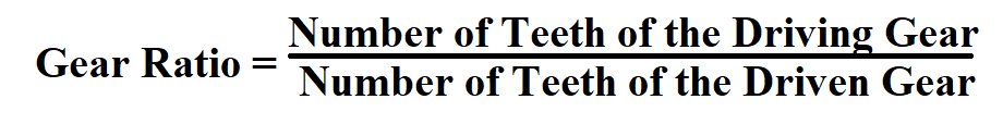 Calculate Gear Ratio.