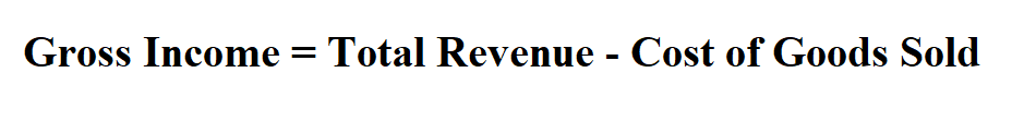 Calculate Gross Income.