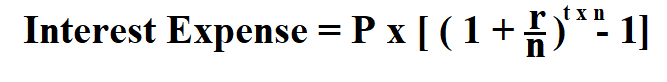 Calculate Interest Expense.