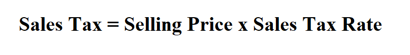 Calculate Sales Tax.
