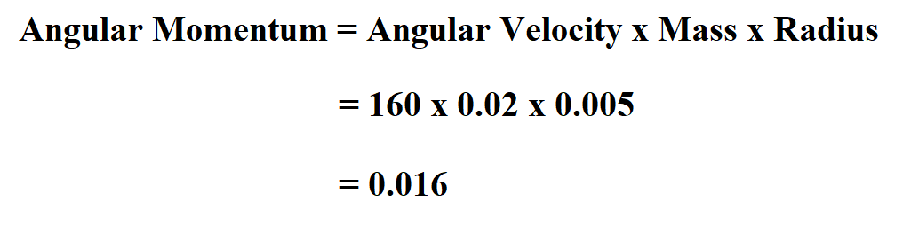 Calculate Angular Momentum.