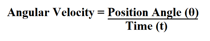 Calculate Angular Velocity.