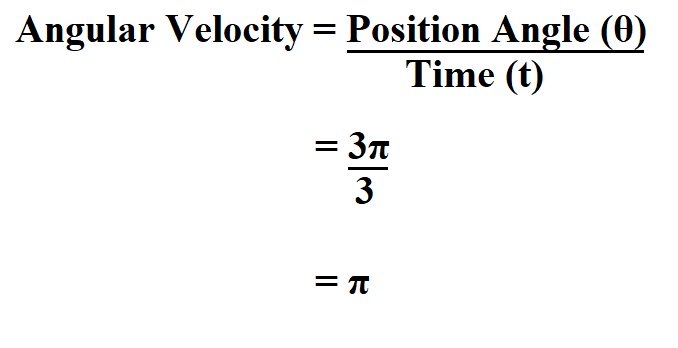  Calculate Angular Velocity.