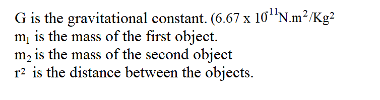  Calculate Gravitational Force.