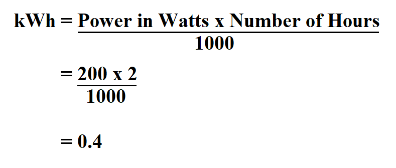 How to Calculate kWh.