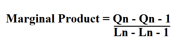  Calculate Marginal Product.