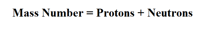 Calculate Mass Number.