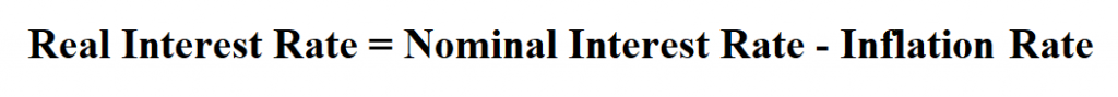  Calculate Real Interest Rate.