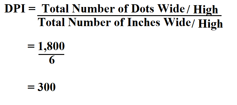 How to Calculate DPI.