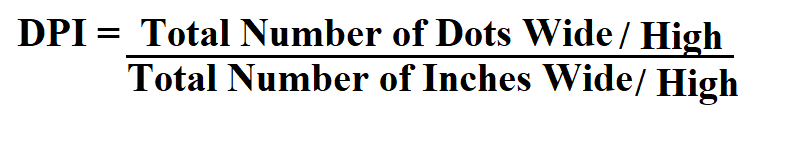 How to Calculate DPI.