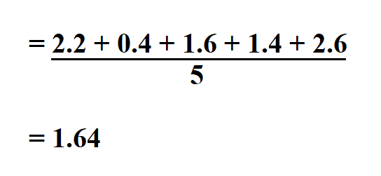  Calculate Mean Absolute Deviation.