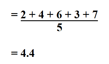 Calculate Mean Absolute Deviation.