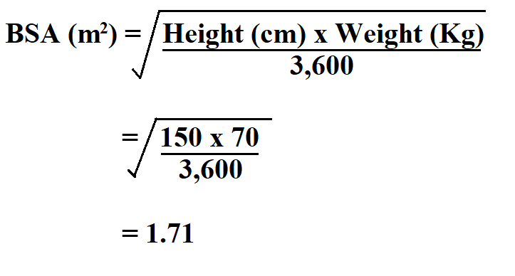 How to Calculate BSA.