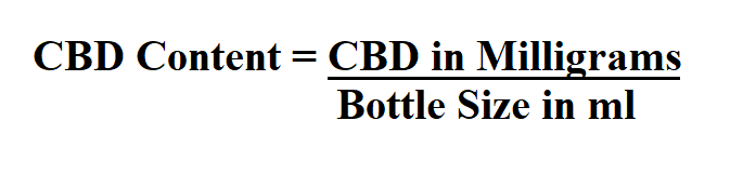  Calculate CBD Content.