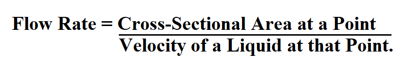  Calculate Flow Rate.