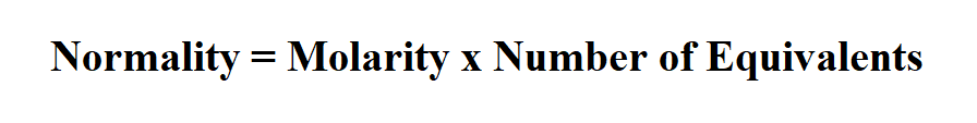 How to Calculate Normality.