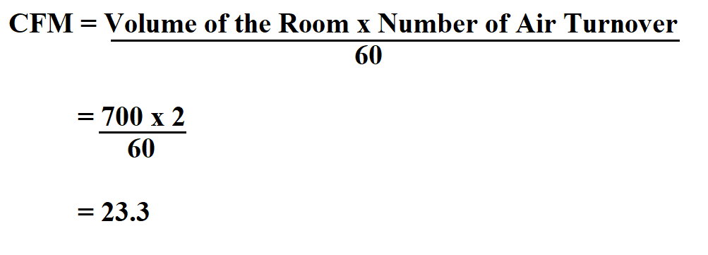 How to Calculate CFM.