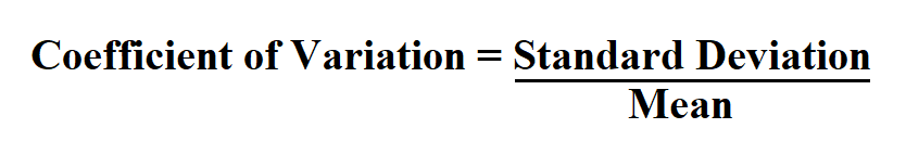 Calculate Coefficient of Variation.