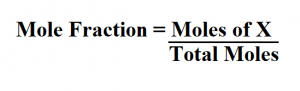 How to Calculate Mole Fraction.