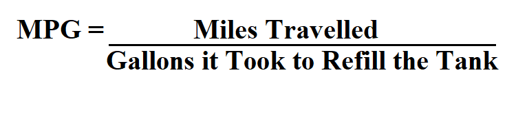 How to Calculate MPG.