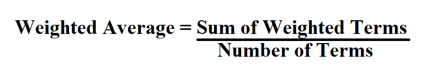  Calculate Weighted Average.