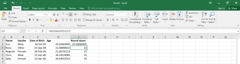 How to Calculate Age in Excel.
