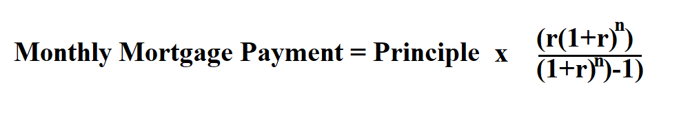 Calculate Monthly Mortgage Payment.